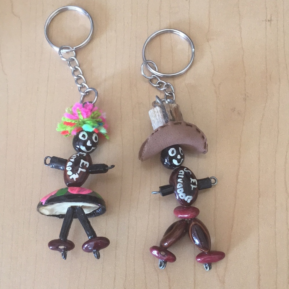 Handmade Key Chains Made in El Salvador NWT